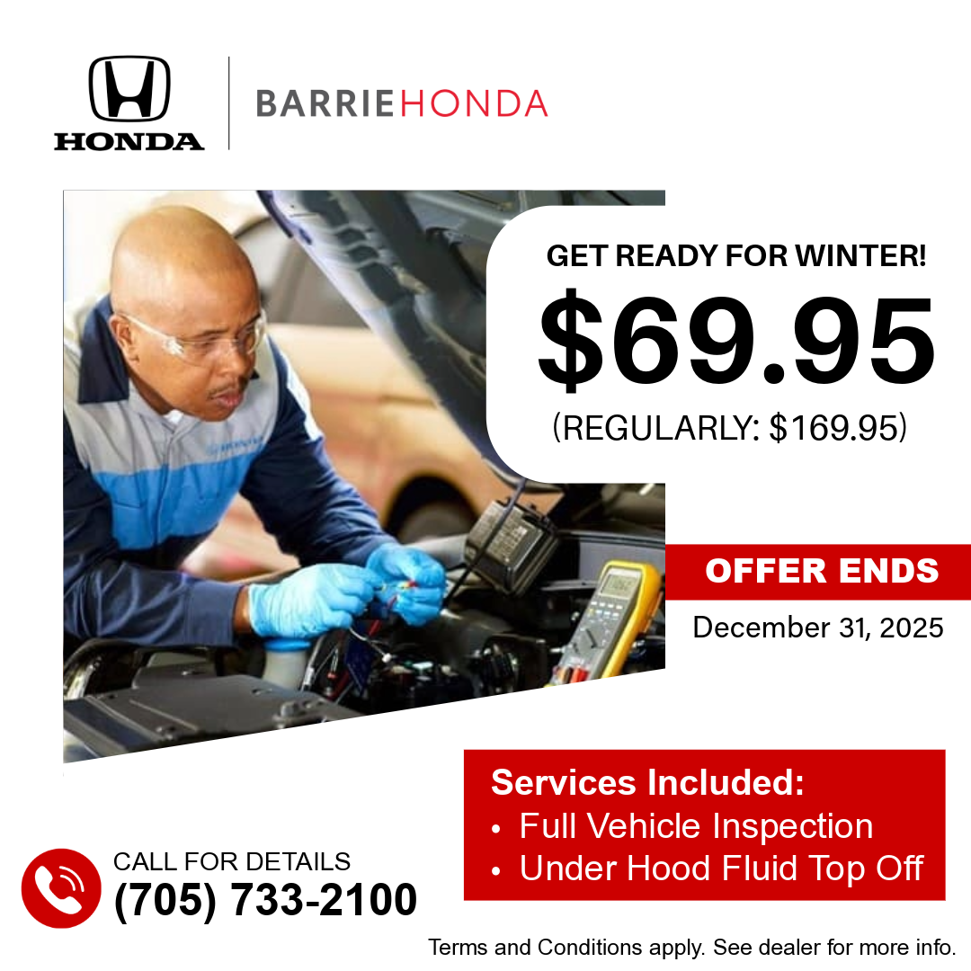 Get Ready for Winter: Service Special – $69.95