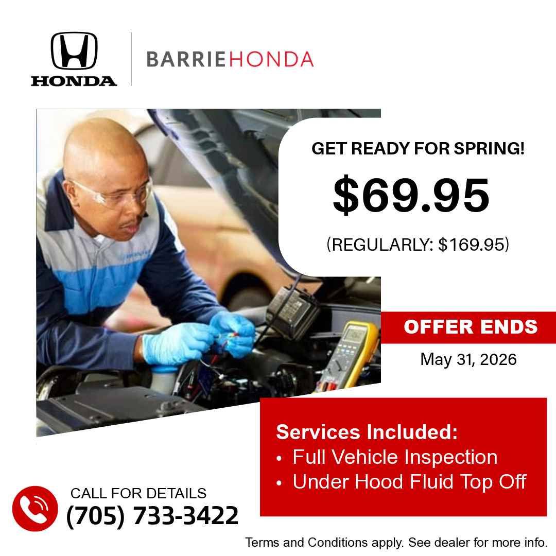 Get Ready for Spring: Service Special – $69.95 Get Ready for Spring: Service Special – $69.95