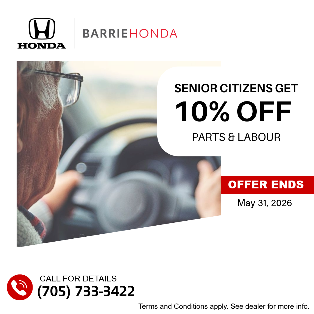 10% OFF – Parts & Labour for Senior Citizens
